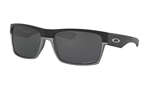 小物 Oakley Two Face XL TwoFace™ XL Chrome Iridium Lenses, Polished Black Frame